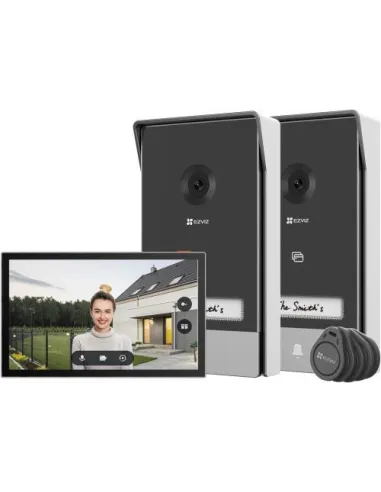 EZVIZ HP7 Negro Kit de 2 unidades de Videoportero 2 Hilos WiFi 2K