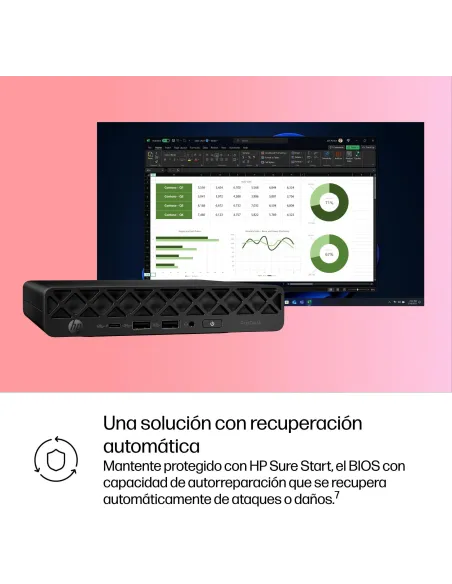 PC mini: HP ProDesk 4 Mini G1i BY7E2ET W11 Pro