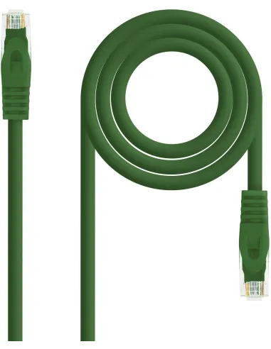 Nanocable 10.20.1801-GR Cable de Red RJ45 Cat.6A UTP LSZH 1M Verde