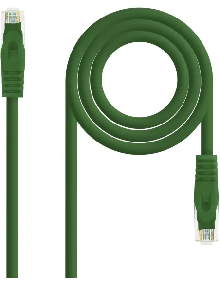 Nanocable 10.20.1801-GR Cable de Red RJ45 Cat.6A UTP LSZH 1M Verde
