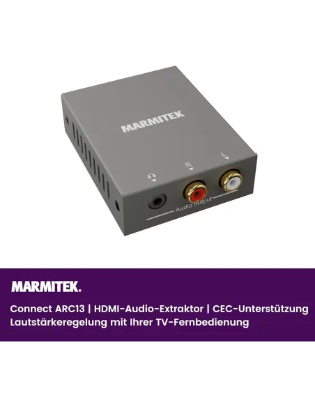Extractor de audio: Marmitek Connect ARC13 HDMI