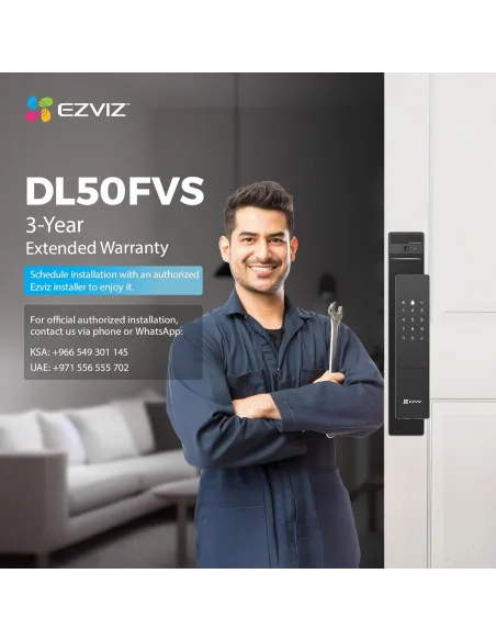 Cerradura: EZVIZ DL50FVS (5085) con pantalla IPS
