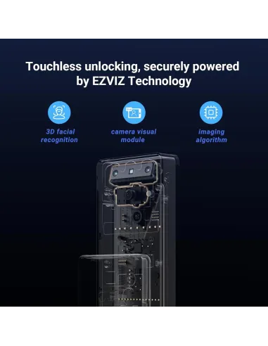 Cerradura: EZVIZ DL50FVS (5085) con pantalla IPS