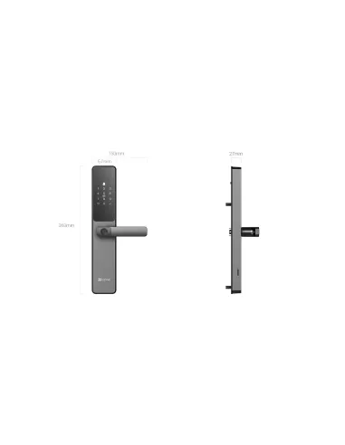 Cerradura inteligente con Huella Dactilar: EZVIZ DL05 5085