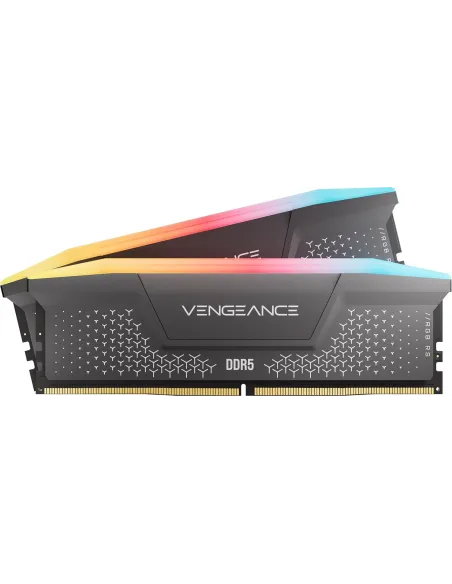 Corsair Vengeance RGB RS DDR5 32GB (2x16GB) 5200MHz CL40 Gris AMD EXPO XMP (CMG32GX5M2B5200Z40)