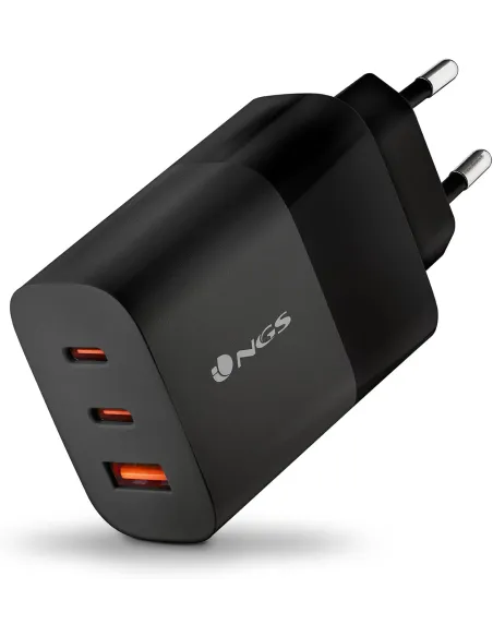 NGS BUD Negro Cargador Carga Rápida 65W USB-C