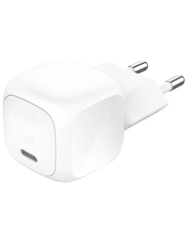 Belkin BoostCharge Cargador USB-C Compacto de 20 W Blanco