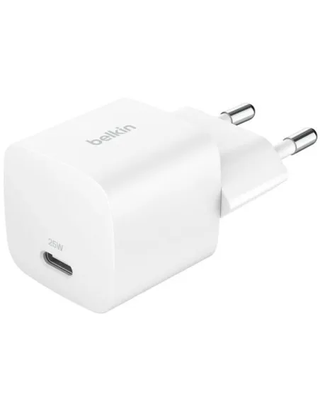 Belkin BoostCharge 25 W Cargador de pared USB-C Blanco