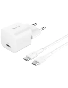 Belkin BoostCharge 25 W Blanca Cargador de pared USB-C + cable USB-C a USB-C-1405985