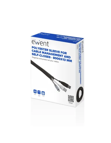 Ewent EW1561 Pasacables Universal Negro