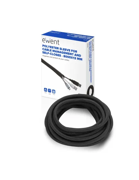 Ewent EW1561 Pasacables Universal Negro
