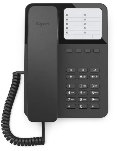 Teléfono fijo: Gigaset DESK 400 Negro con cable