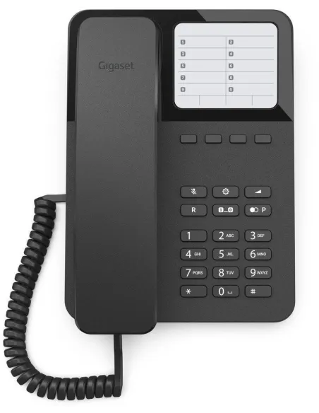 Teléfono fijo: Gigaset DESK 400 Negro con cable