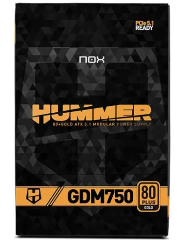 Fuente ATX: NOX Hummer GDM 750W Gold