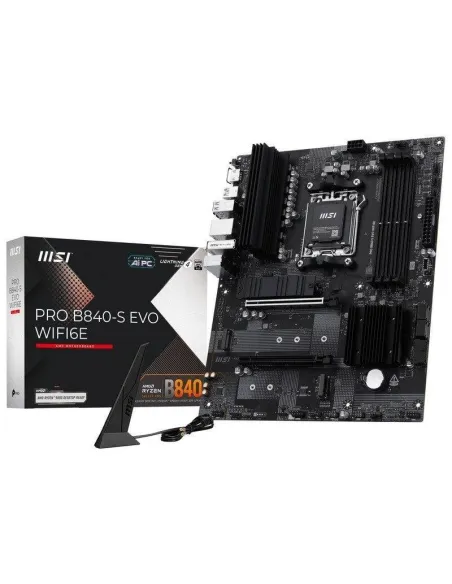 Placa base: MSI PRO B840-S EVO WIFI6E AM5 ATX