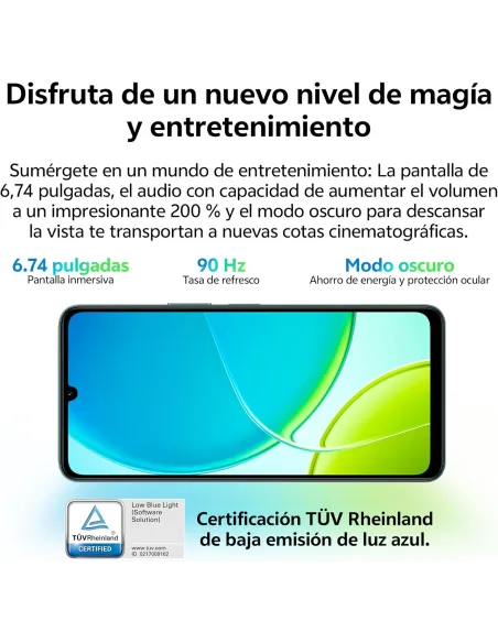 Móvil: Vivo Y29s 5G 6GB/256GB Plata Libre