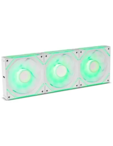 Pack de 3 ventiladores: NOX Hummer PRO LINK ARGB Blanco