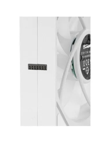 Pack de 3 ventiladores: NOX Hummer PRO LINK ARGB Blanco