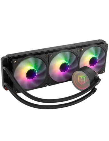 AIO 360 mm: NOX HUMMER M-360 LCD Black con LCD