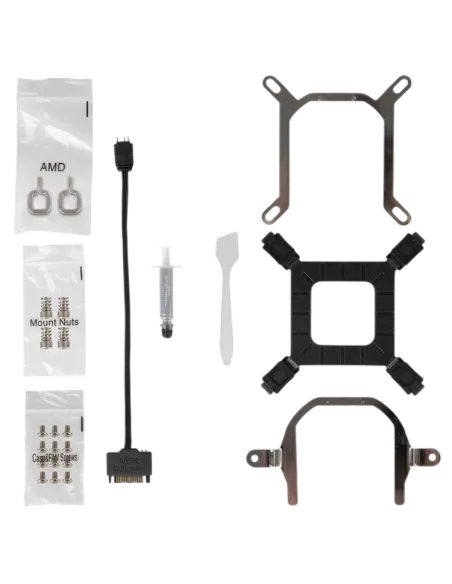 AIO 360 mm: NOX HUMMER M-360 LCD Black con LCD