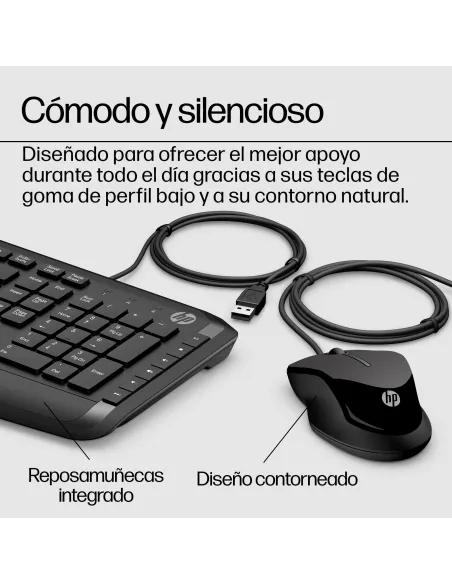 Combo: HP Pavilion Teclado y ratón 200 USB