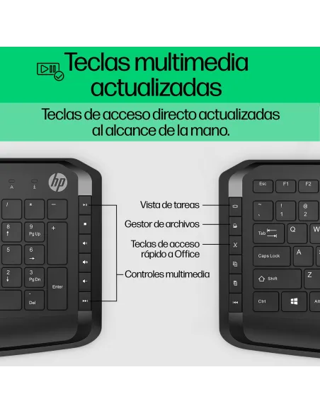 Combo: HP Pavilion Teclado y ratón 200 USB