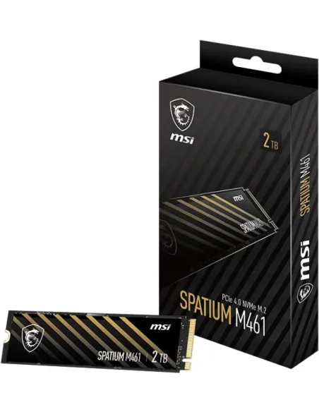 MSI SPATIUM M461 2TB Disco SSD Gen4 M.2 NVMe (5000/3200MB/s)