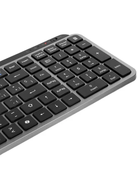 Teclado inalámbrico: Mars Gaming MK-SILENKEYS Negro USB-C
