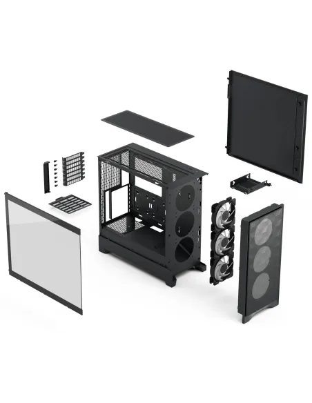 Caja ATX Fractal Pop 2 Air Black TG RGB, airflow