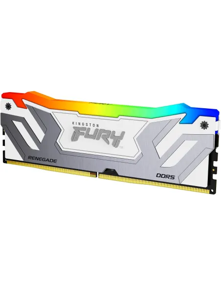 Kingston FURY Renegade RGB DDR5 24GB (1×24GB) 8400MT/s CL40 CUDIMM Intel XMP 3.0 Blanco (KF584CU40RWA-24)