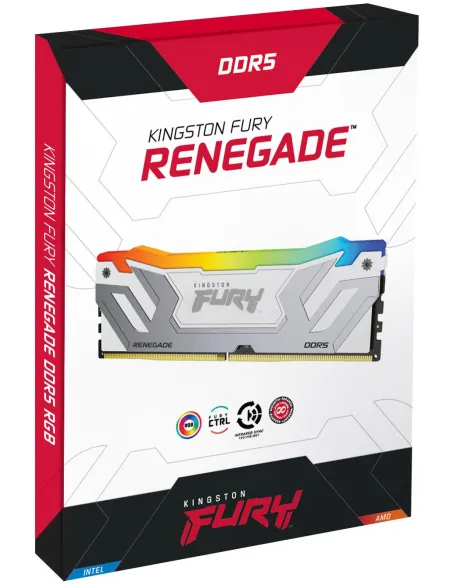 Kingston FURY Renegade RGB DDR5 24GB (1×24GB) 8400MT/s CL40
