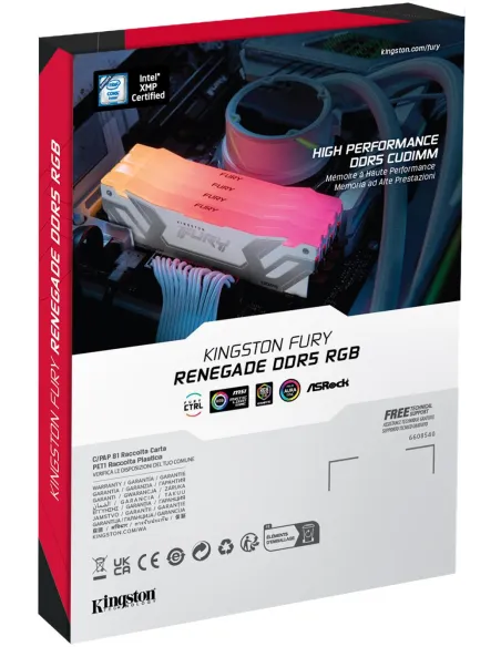 Kingston FURY Renegade RGB DDR5 24GB (1×24GB) 8400MT/s CL40