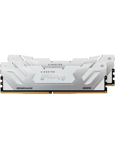 Kingston FURY Renegade DDR5 48GB (2×24GB) 8400MT/s CL40 CUDIMM Blanco Perfil XMP 3.0 (KF584CU40RWK2-48)