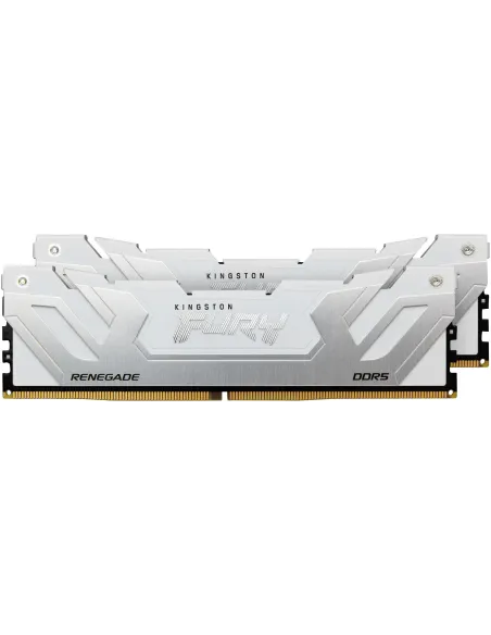 Kingston FURY Renegade DDR5 48GB (2×24GB) 8400MT/s CL40 CUDIMM Blanco Perfil XMP 3.0 (KF584CU40RWK2-48)