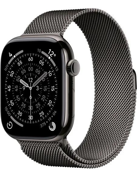 Apple Watch Series 11 GPS + Cellular 46mm MFD44QL/A Caja Titanio Pizarra con Pulsera Milanese Loop Pizarra (Talla M/L)