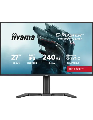 Monitor iiyama G-Master GB2771HSU-B1 27" FullHD 240Hz Fast IPS G-SYNC USB Altavoces HDR10