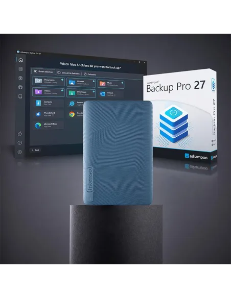 Disco duro externo: Intenso Memory Safe 2TB azul USB 3.2