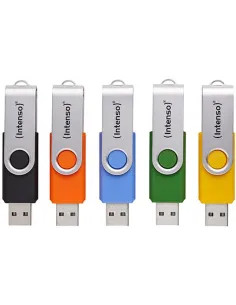 Intenso Office Line Multipack 5×16GB USB-A (Multicolor)-FAELAP0792