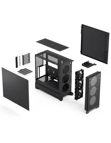 Caja PC: Fractal Design Pop 2 Air Black Solid ATX