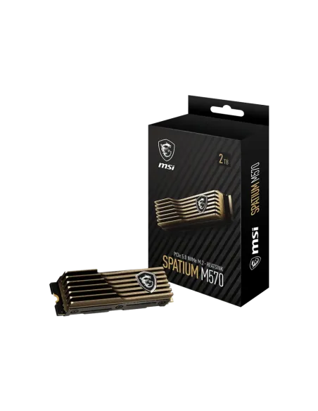 Disco Duro SSD M.2 MSI SPATIUM M570 HS 2TB PCIe 5.0