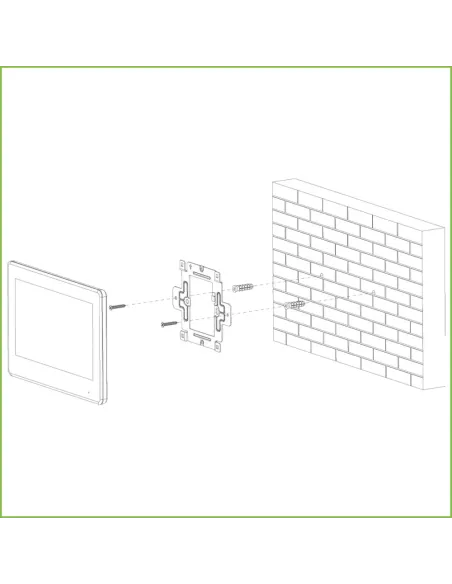 Monitor: Dahua DHIVTH5422HW 2 hilos con PoE