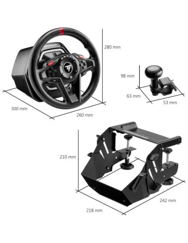 Pack Volante y Pedales Thrustmaster T128-P SimTask