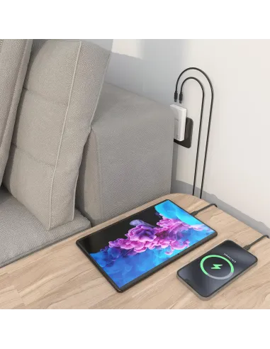 Cargador pared AISENS ASCH-65W2P077-W USB-C PD