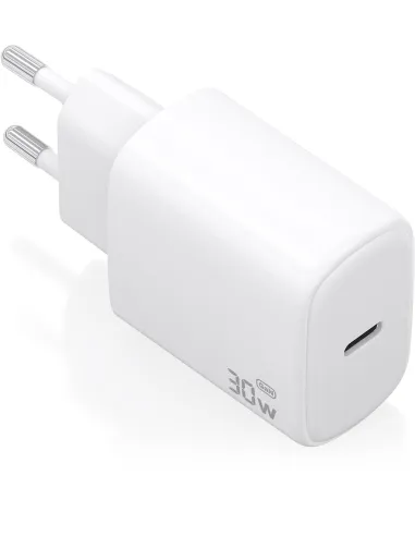 Cargador GaN AISENS A110-0975 30 W USB-C PD 3.0