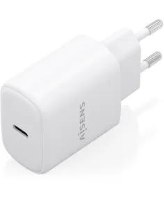 AISENS A110-0975 Cargador GaN 30 W 1x USB-C PD 3.0 Blanco-ADAP64626