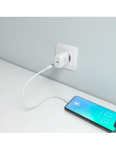 Cargador GaN AISENS A110-0975 30 W USB-C PD 3.0