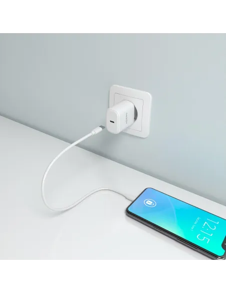 Cargador GaN AISENS A110-0975 30 W USB-C PD 3.0