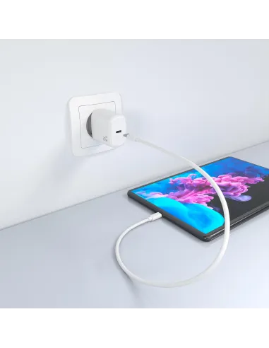 Cargador GaN AISENS A110-0975 30 W USB-C PD 3.0