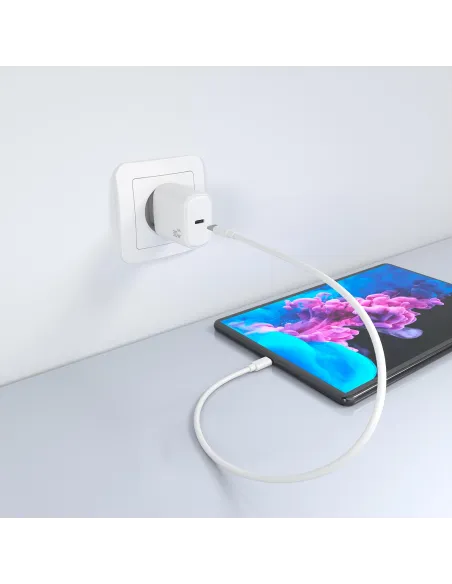 Cargador GaN AISENS A110-0975 30 W USB-C PD 3.0