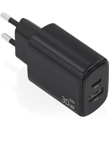 Cargador GaN AISENS A110-0978 30 W con USB-C